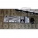 Tastatura si Mouse Wireless,Butoane Albe,Fara fir,negru,43,5cm